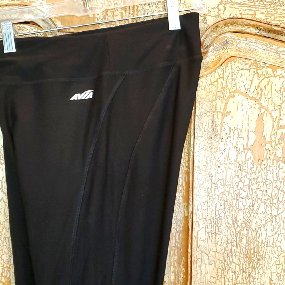Avia Size Large 12-14 Black Active Pant